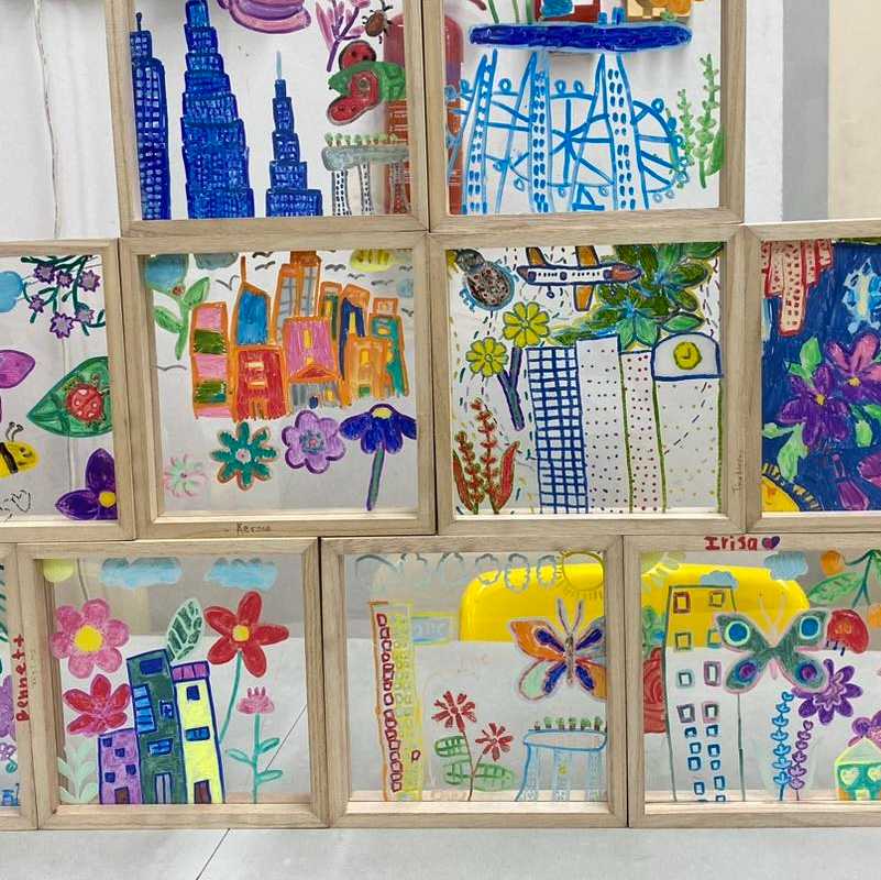 Art on Acrylic Wooden Frame 2